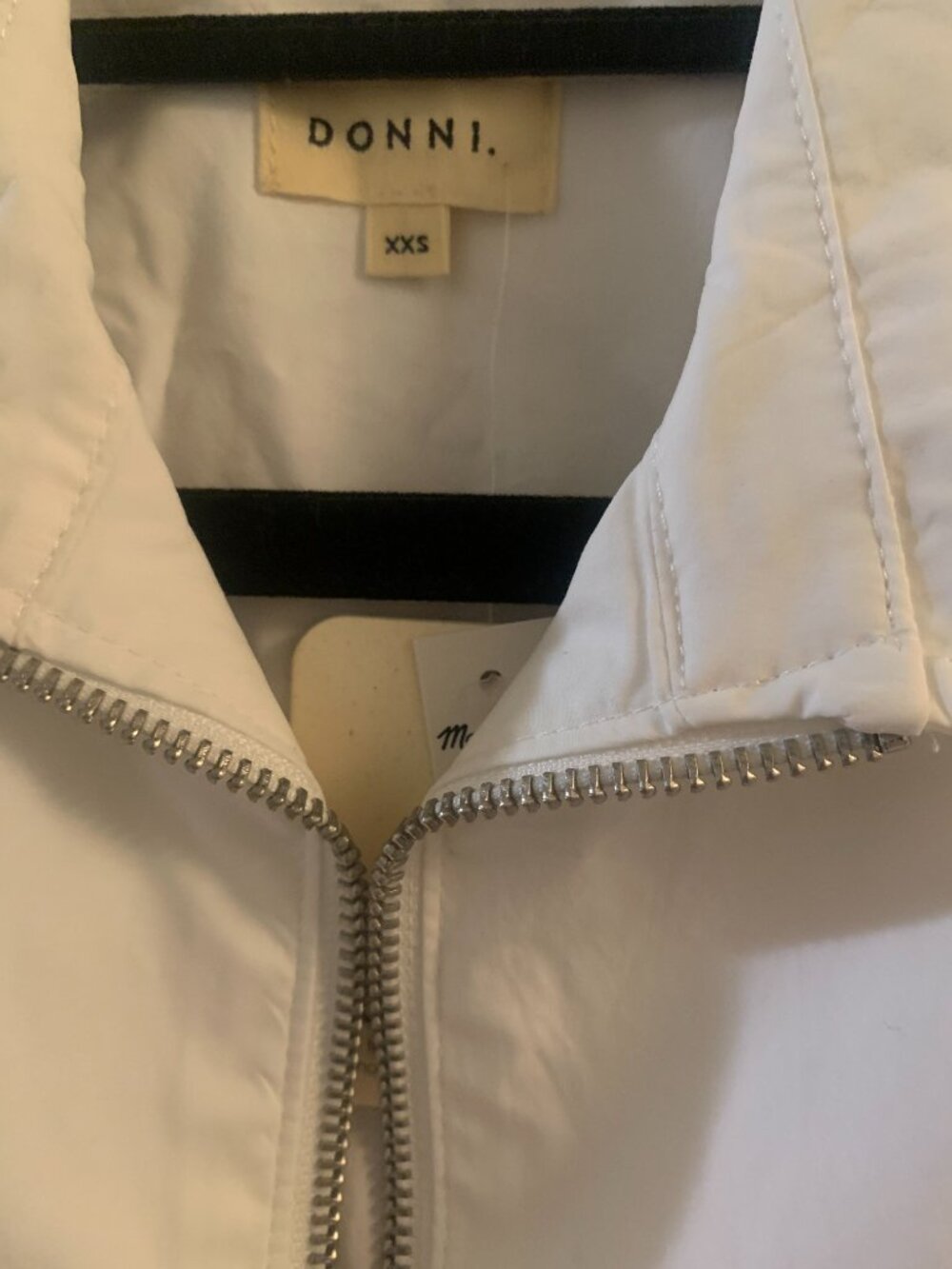 NWT DONNI Pop zip shirt size: xxs - Picture 4 of 5